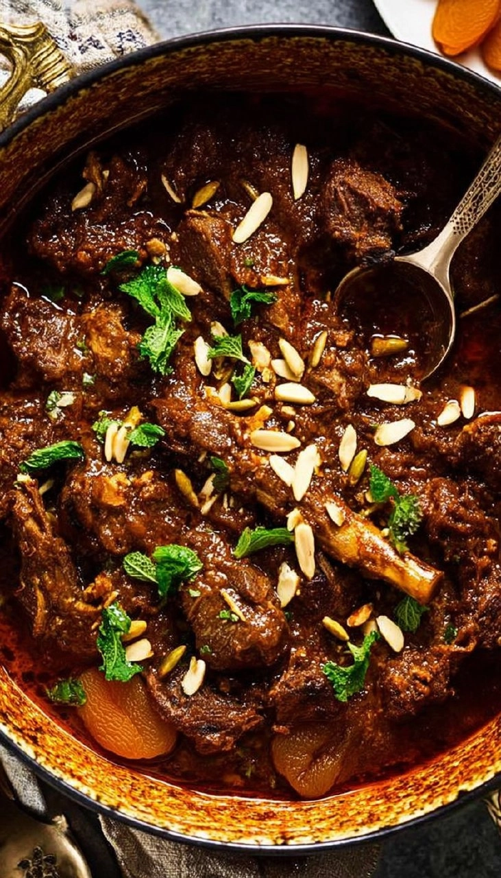 Moroccan Lamb Tagine | Slow-Braised Easter Centerpiece with Apricots & Spices