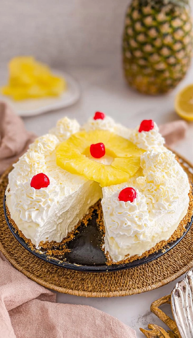 No Bake Pineapple Pie
