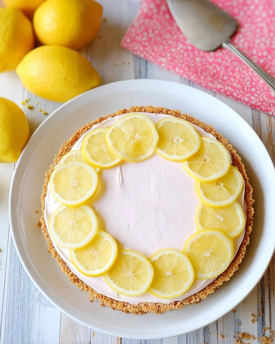 Pink Lemonade No-Bake Pie