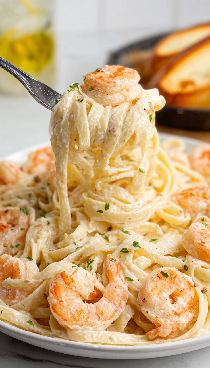 Shrimp Alfredo Pasta