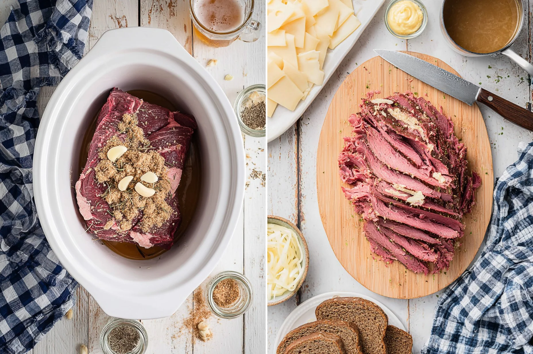 Slow Cooker Pastrami | Easy Crockpot Dinner 