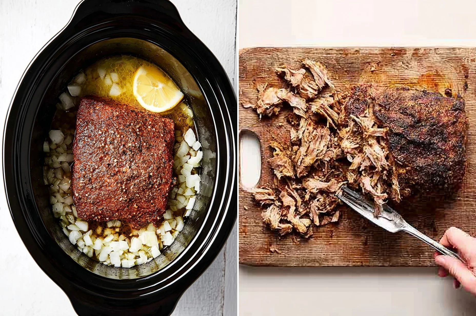 Slow Cooker Pulled Pork | Easy 6-Ingredient Set-It & Forget-It BBQ