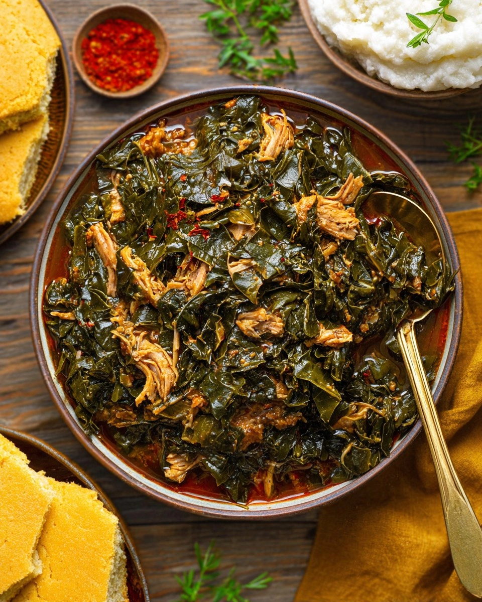 Slow-Simmered Smoky Southern Collard Greens