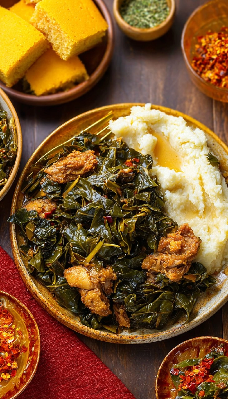 Slow-Simmered Smoky Southern Collard Greens