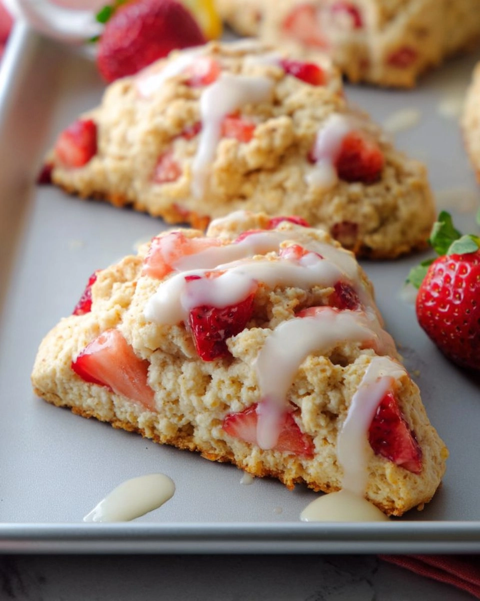 Strawberry Lemon Scones