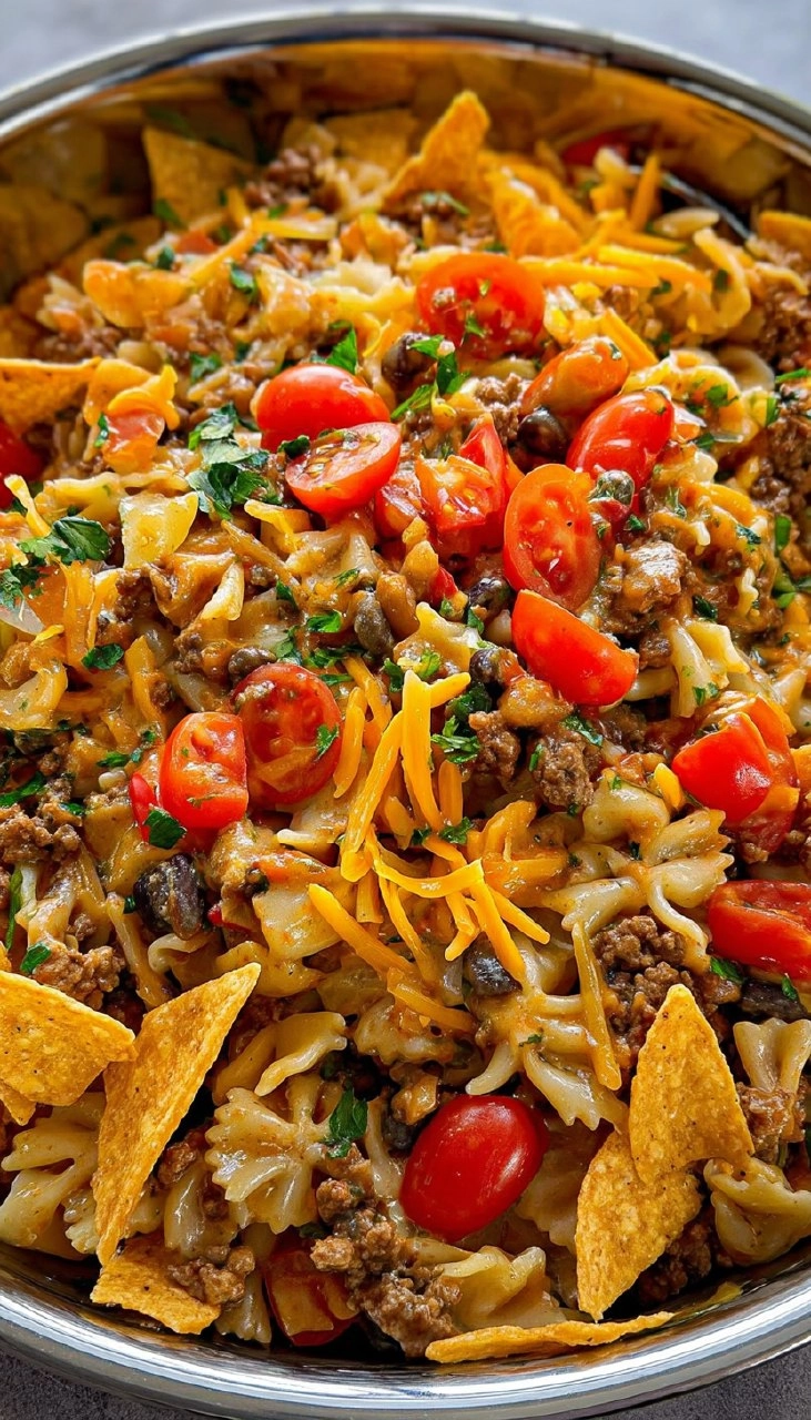 Taco Pasta Salad (Easy Summer Version)