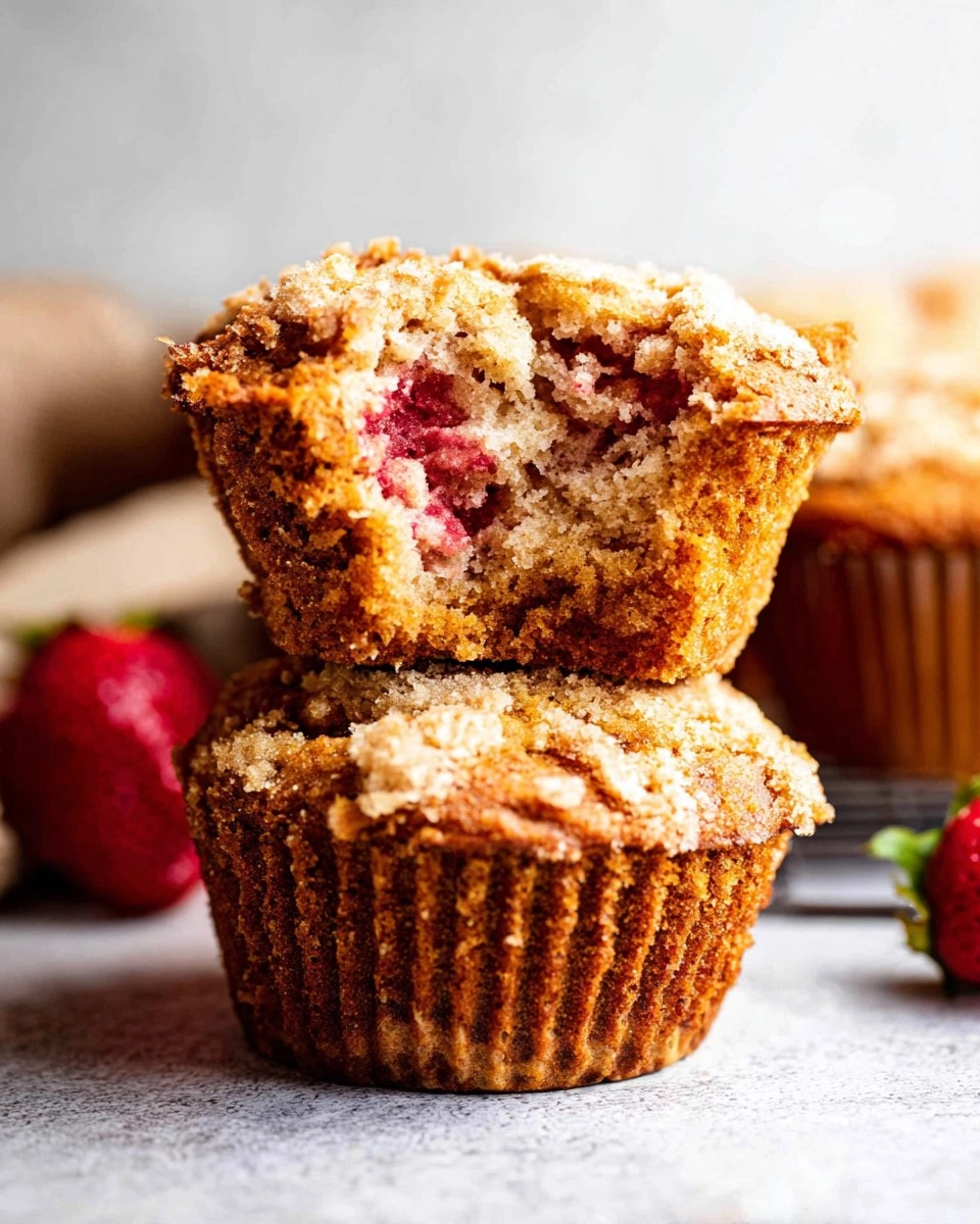 Almond Flour Strawberry Muffins