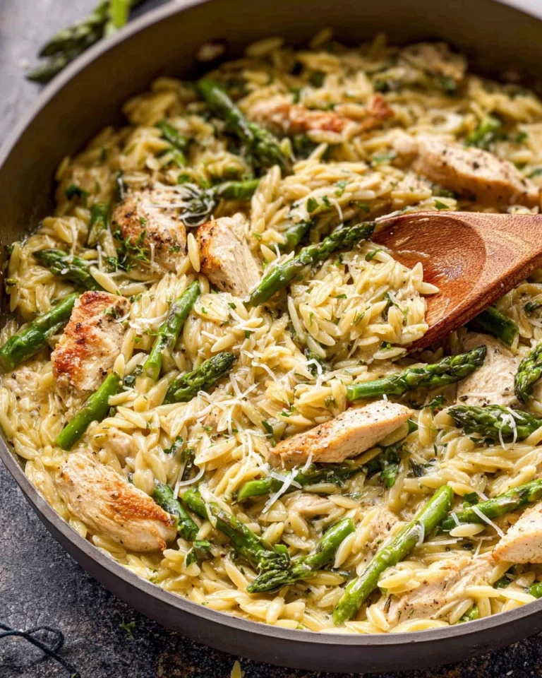 Asparagus-Orzo-with-Chicken-Recipe