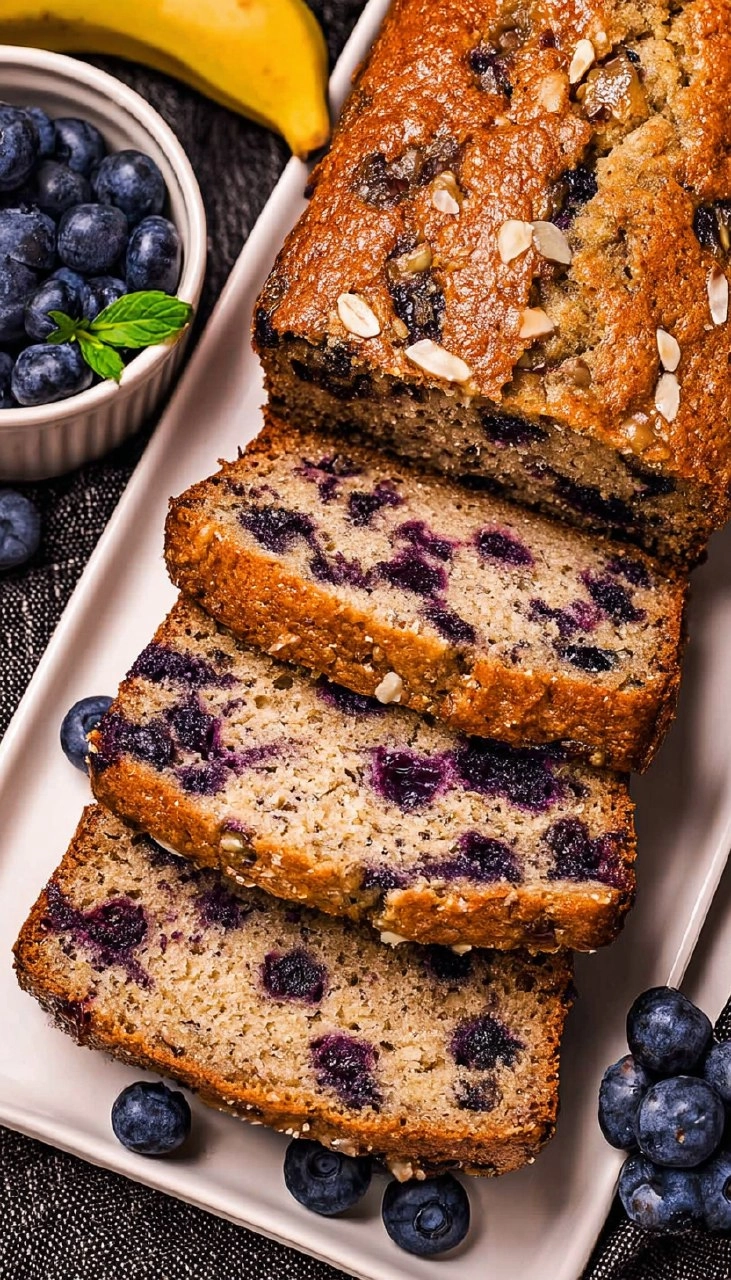 Blueberry Banana Bread 130 Blueberry Banana Bread