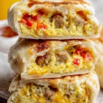 Breakfast-Stuffed-Cottage-Cheese-English-Muffins-High-Protein-Recipe
