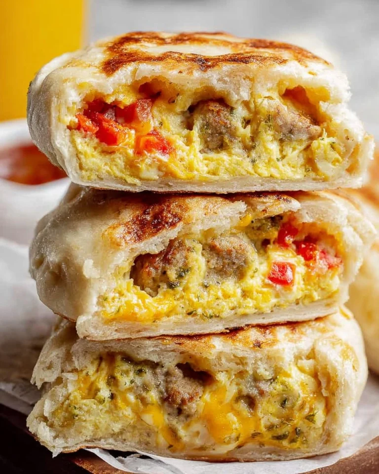 Breakfast-Stuffed-Cottage-Cheese-English-Muffins-High-Protein-Recipe