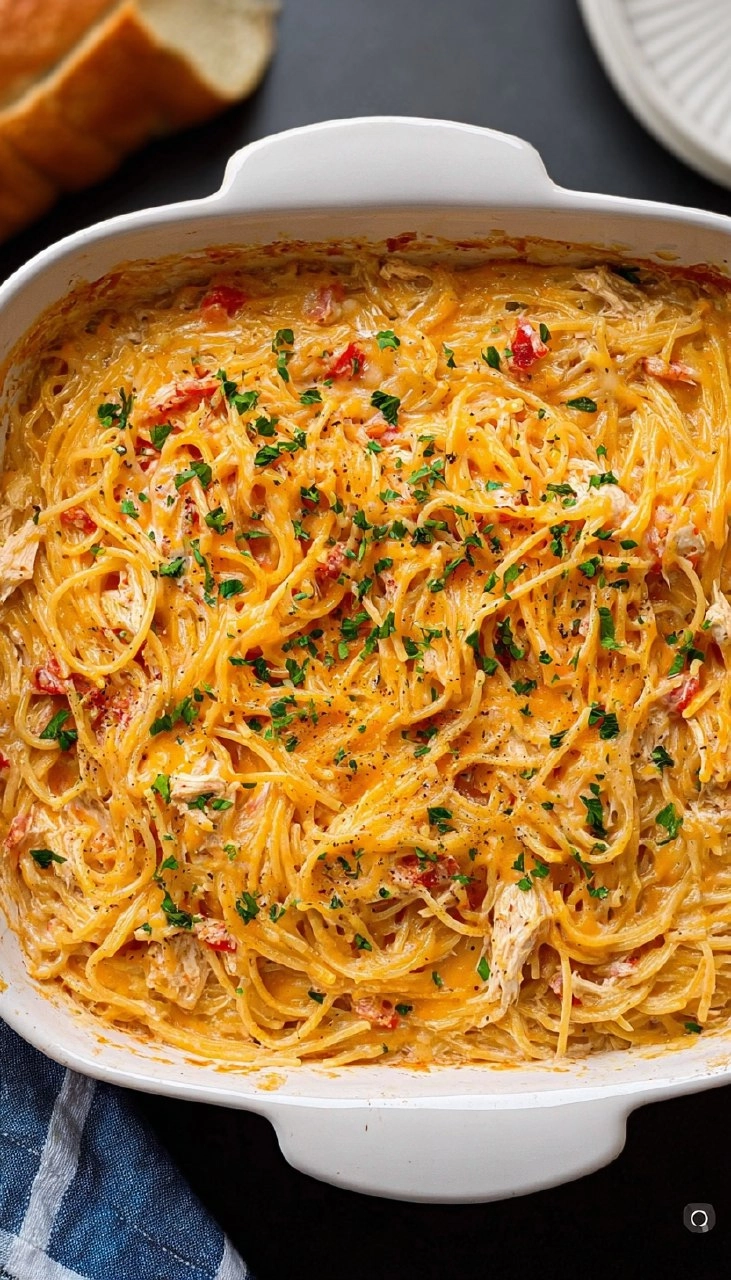 Chicken Spaghetti That Makes Dinner So Easy