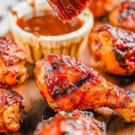 Grilled-BBQ-Chicken-Drumsticks-Sticky-Smoky-Summer-Cookout-Chicken-Recipe