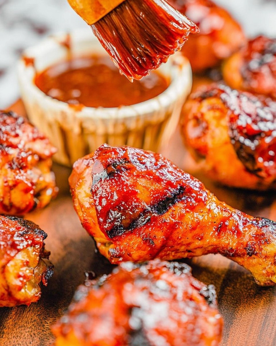 Grilled BBQ Chicken Drumsticks | Sticky Smoky Summer Cookout Chicken