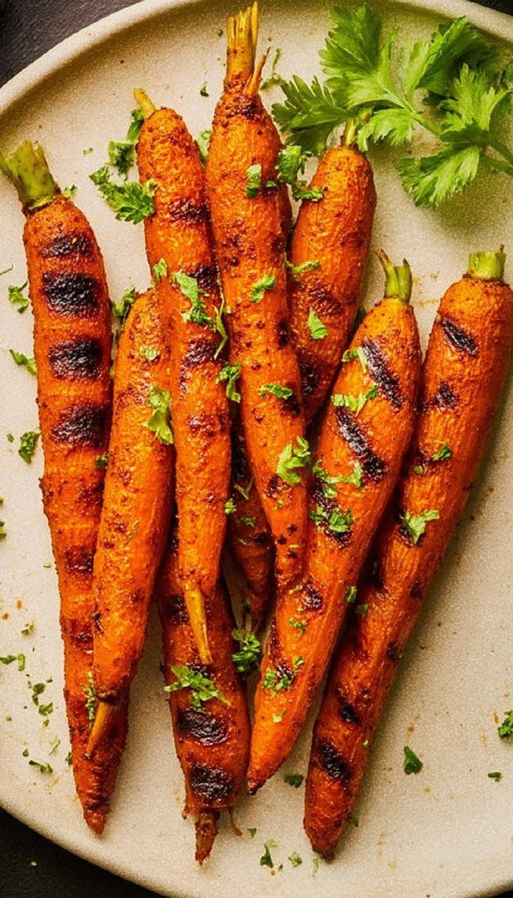 Grilled Carrots with Cinnamon & Chipotle 70 Grilled Carrots with Cinnamon & Chipotle