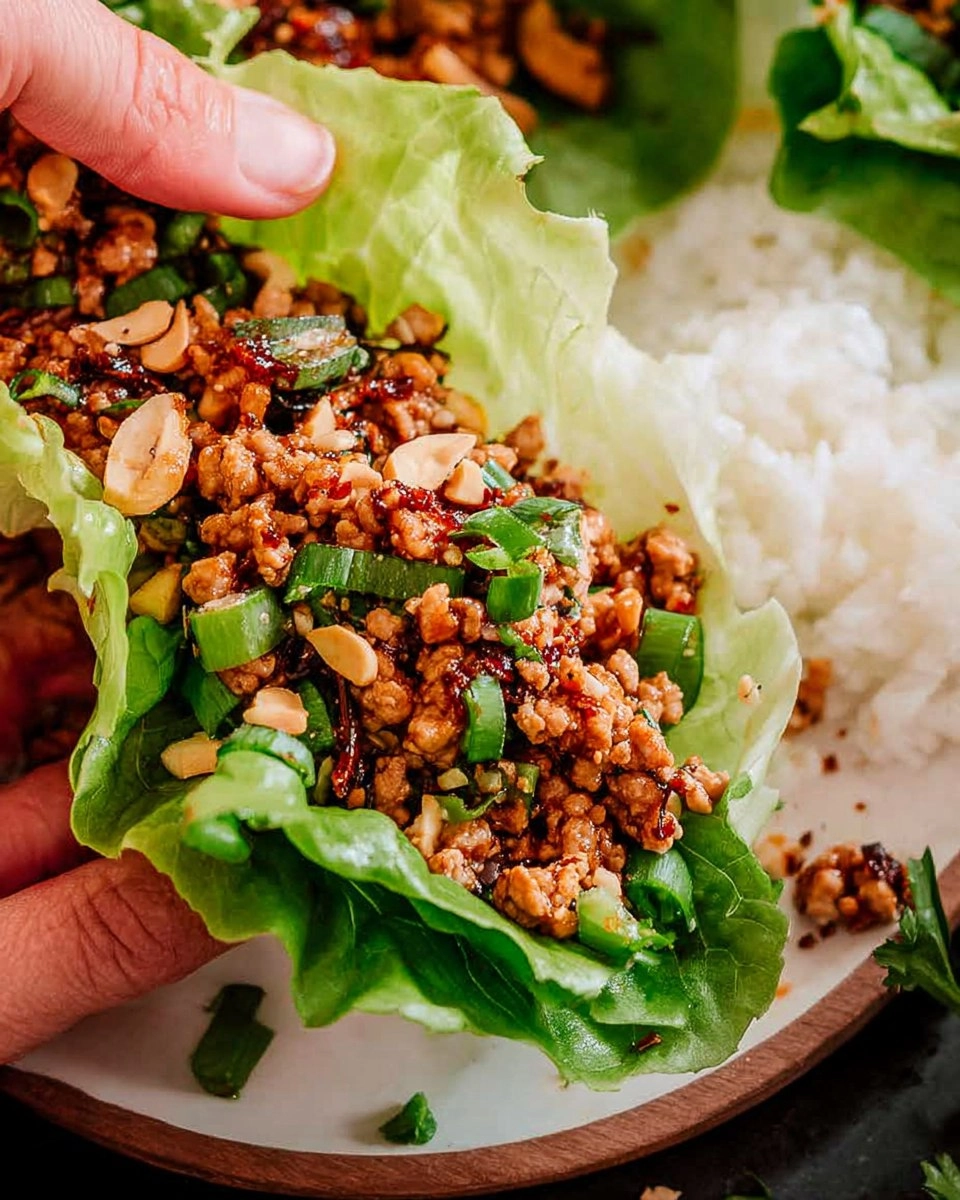 Ground Chicken Lettuce Wraps 124 Ground Chicken Lettuce Wraps