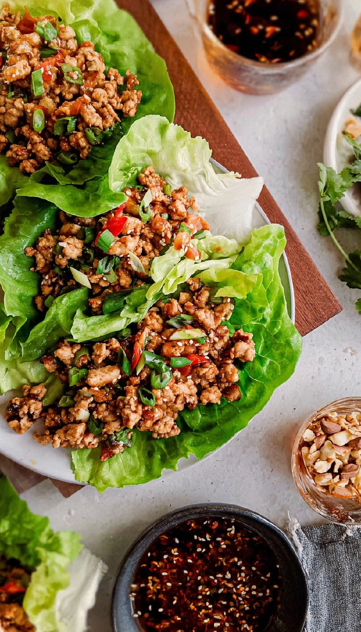 Ground Chicken Lettuce Wraps 125 Ground Chicken Lettuce Wraps