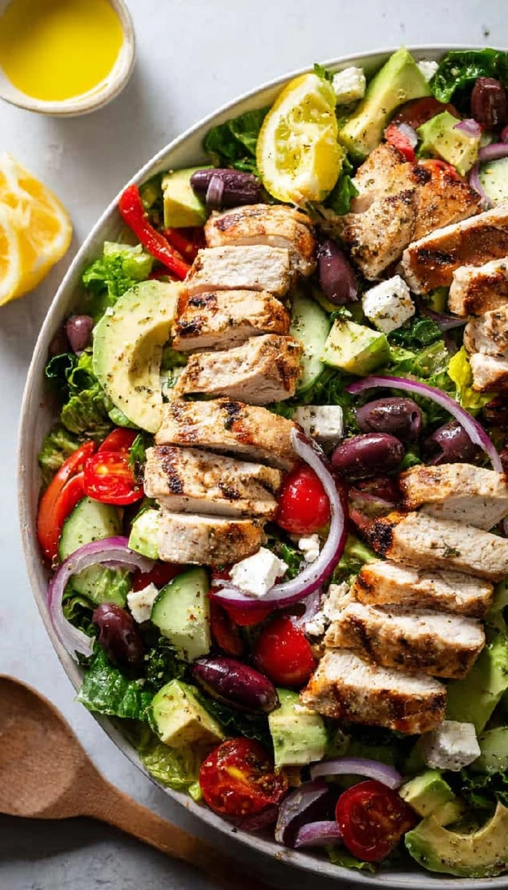 Healthy Greek Chicken Salad (High Protein, Easy Meal Prep)