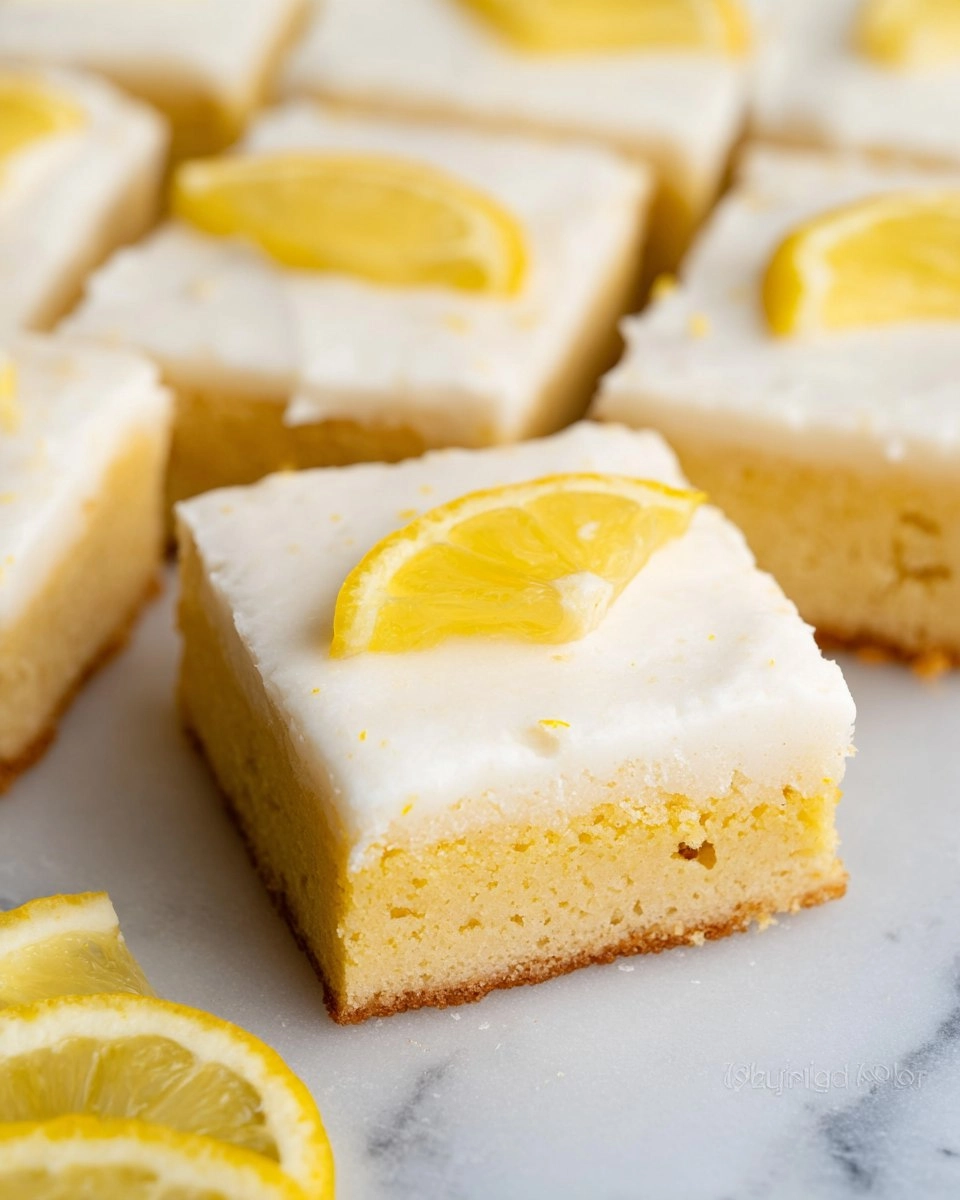 Lemon Sugar Cookie Bars