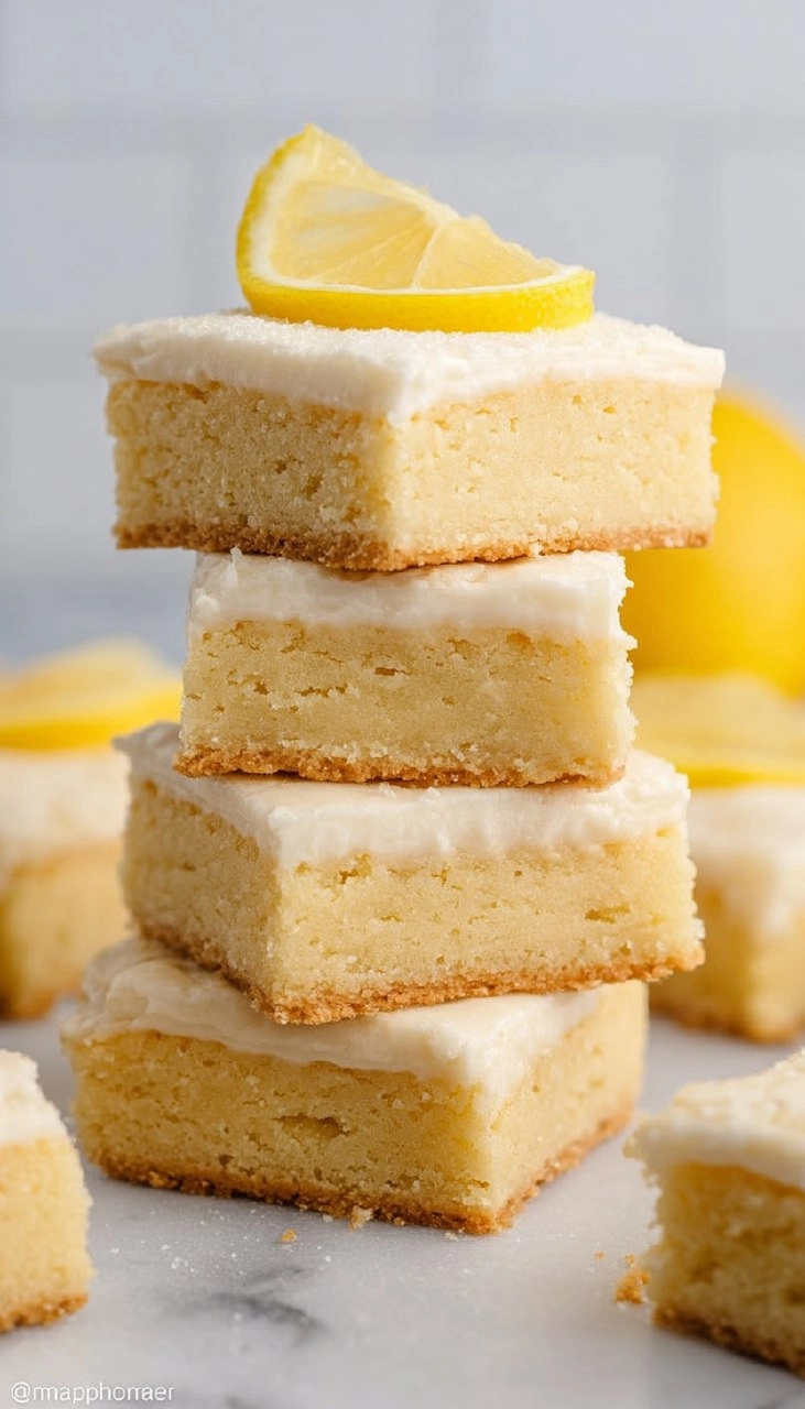 Lemon Sugar Cookie Bars