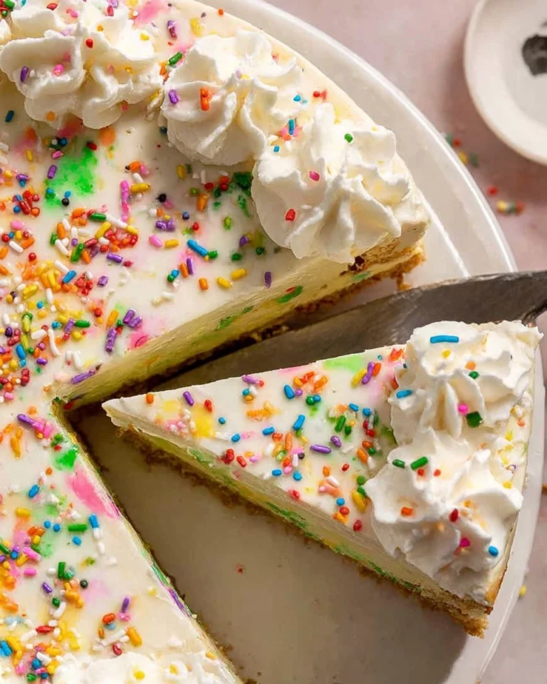 No-Bake-Funfetti-Cheesecake-Recipe