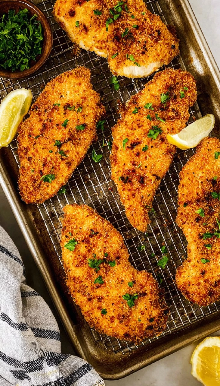 Oven Baked Chicken Cutlets