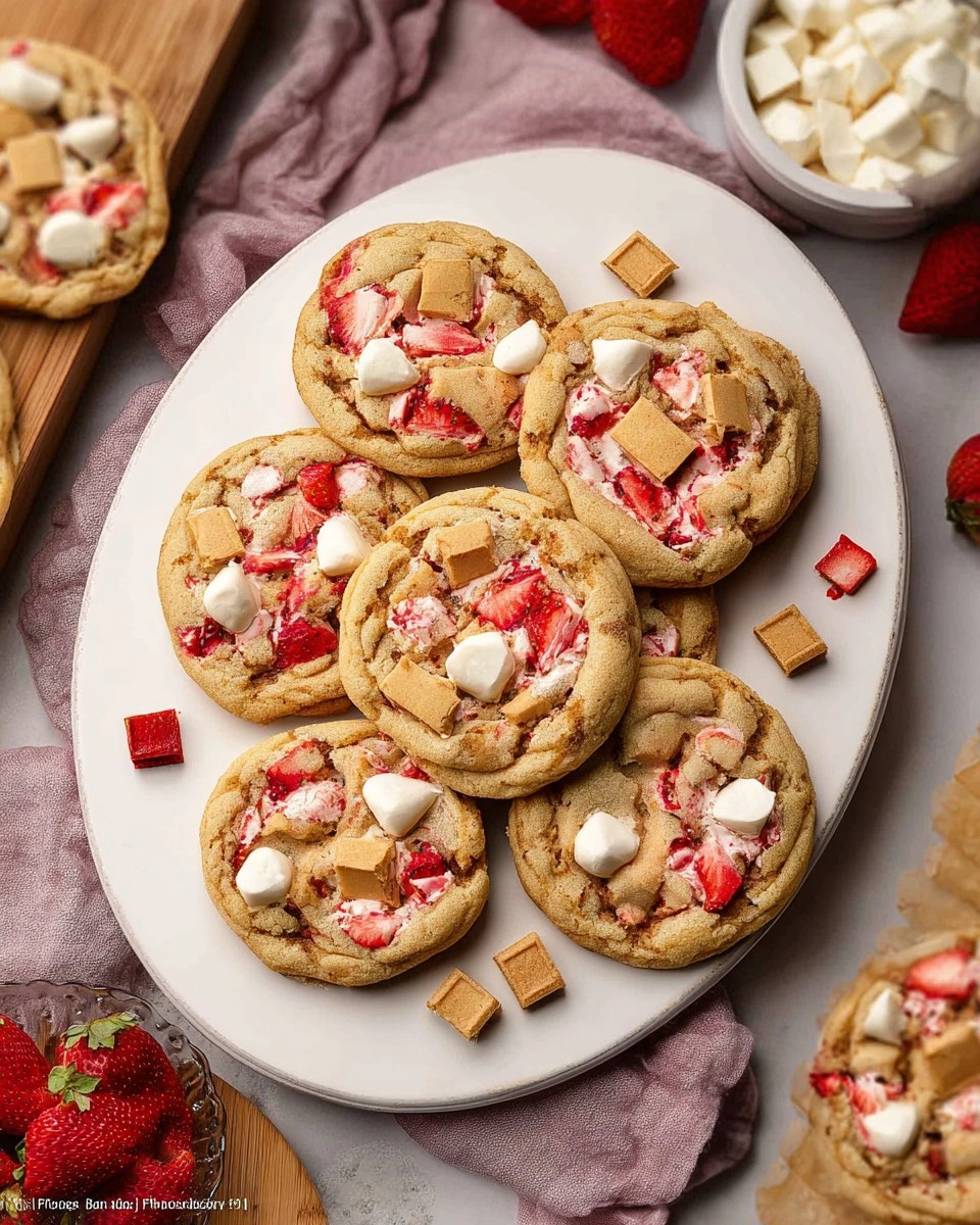 Strawberry Cheesecake Cookies