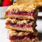 Strawberry-Crumble-Bars-Almond-Flour-Easy-Buttery-Recipe