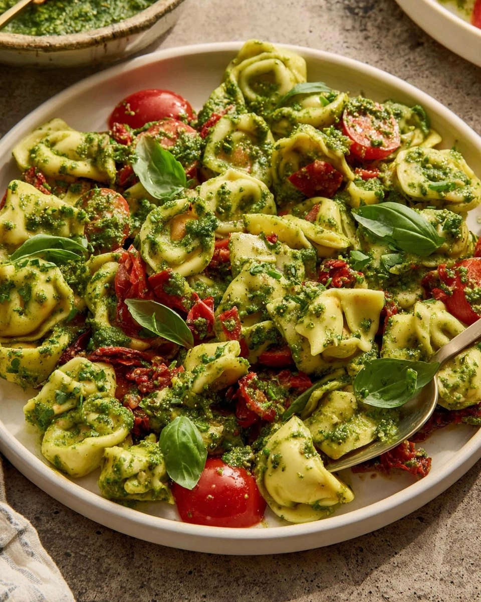 Tortellini Pesto Salad