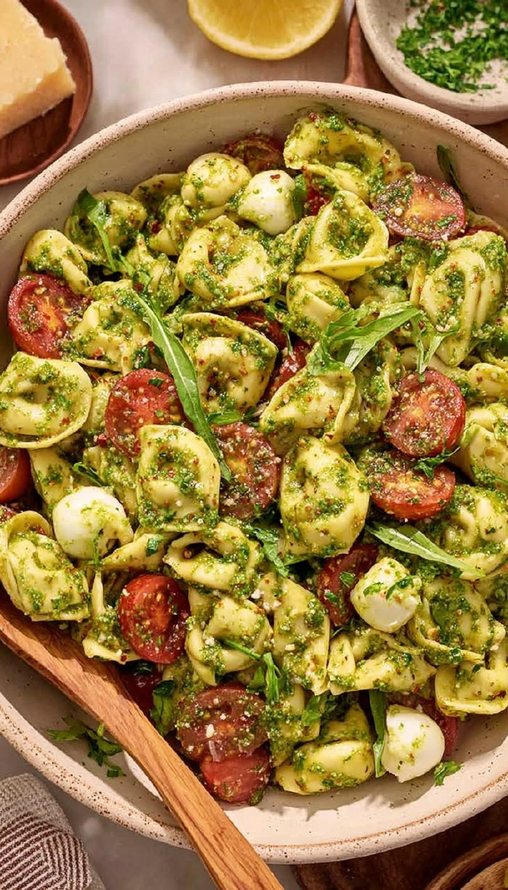 Tortellini Pesto Salad