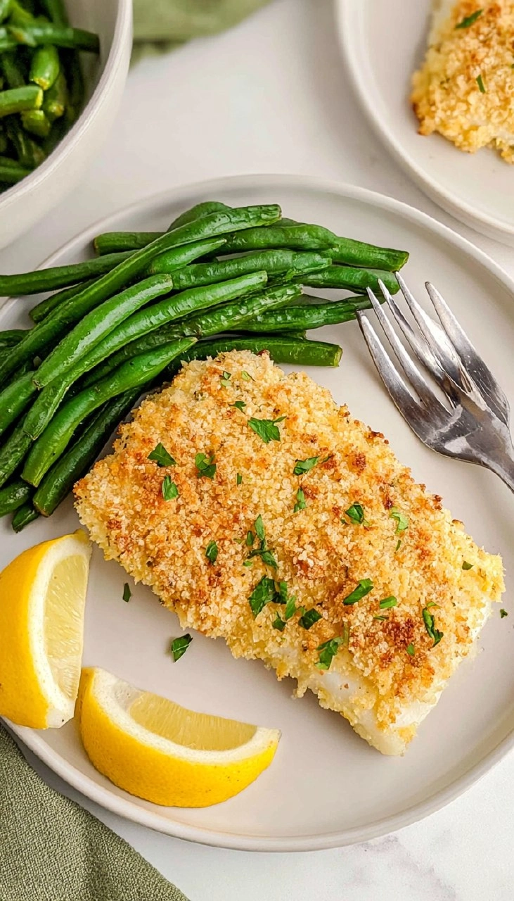 Baked Cod With Panko Bread Crumbs