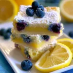 Blueberry-Lemon-Bars-Sweet-Tart-Picnic-Dessert-Squares-Recipe