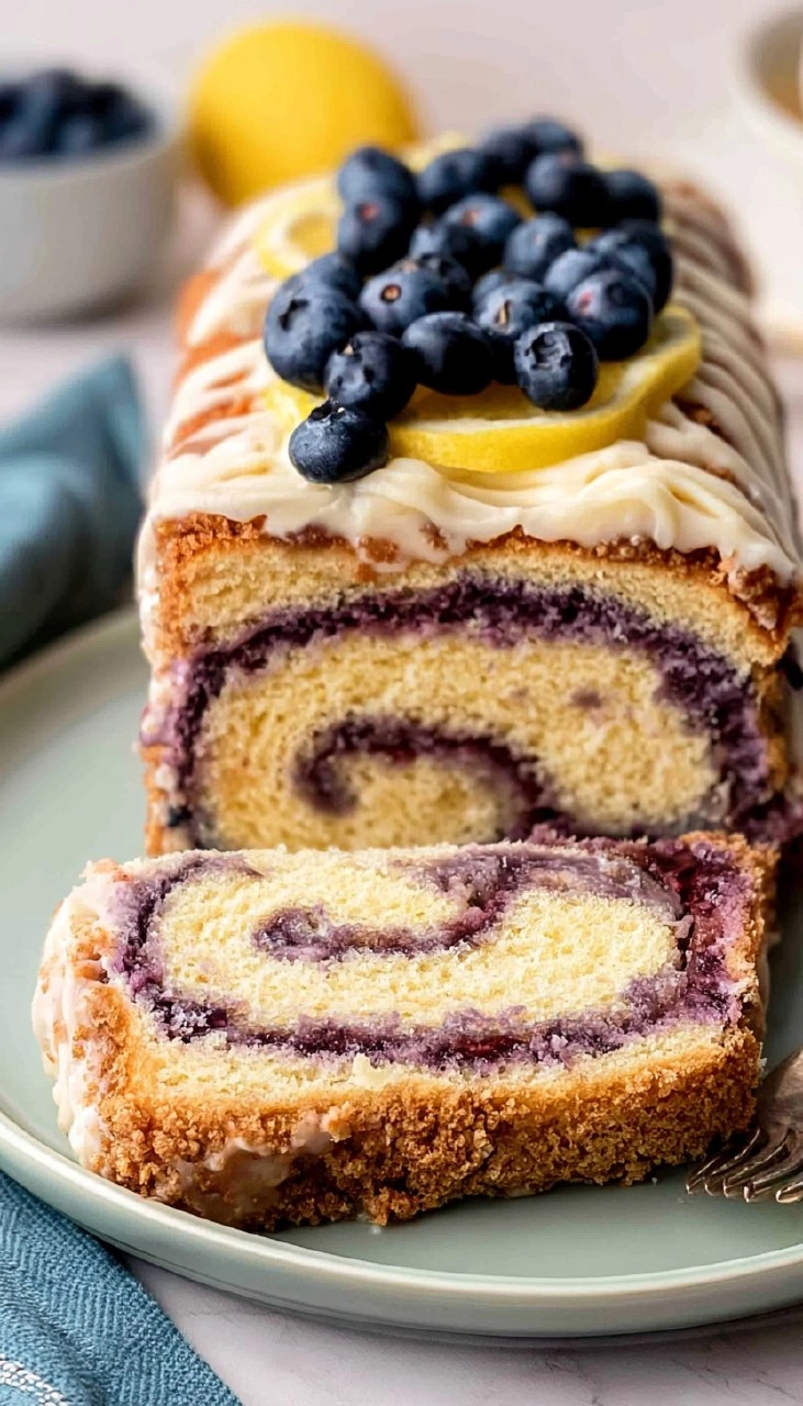 Blueberry Lemon Icebox Cake