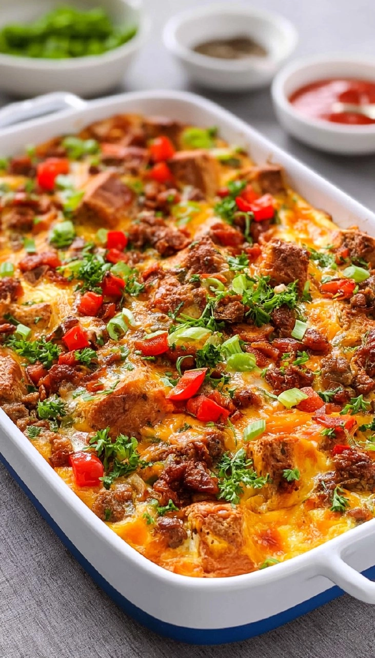 Breakfast Casserole | Easy Make-Ahead Father’s Day Brunch Bake