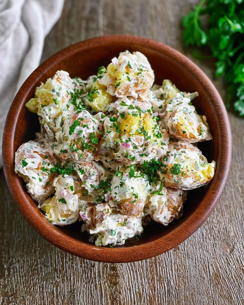 Buttermilk-Smashed-Potato-Salad-Creamy-BBQ-Side-for-Memorial-Day-Recipe