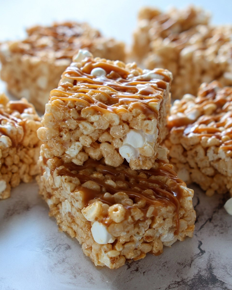 Caramel Rice Krispie Treats