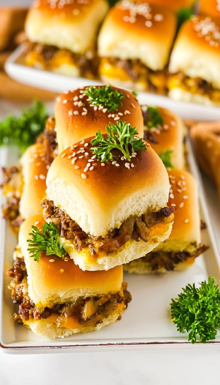 Cheeseburger Sliders | Easy Crowd-Pleasing Memorial Day Appetizer