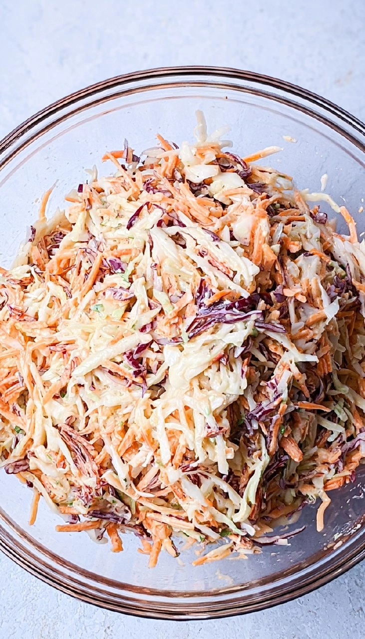 Classic Coleslaw | Creamy Crunchy BBQ Side Salad
