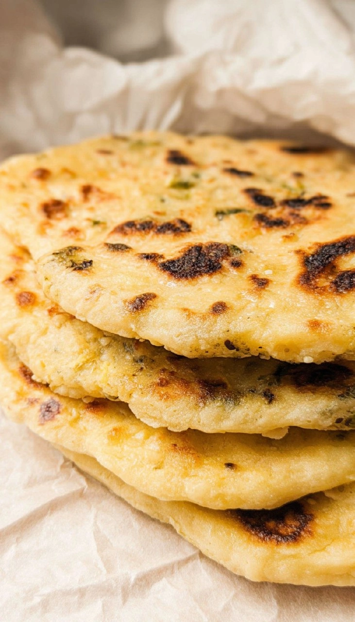 Cottage Cheese Naan Bread