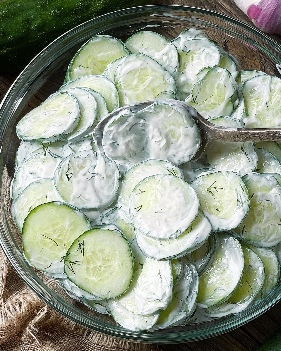 Creamy Cucumber Salad