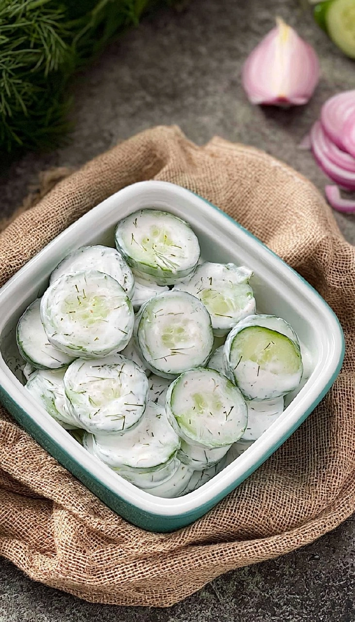 Creamy Cucumber Salad