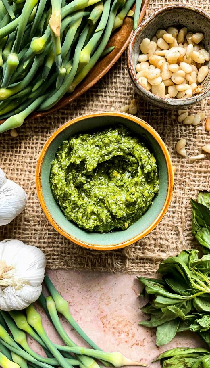 Garlic Scape Pesto