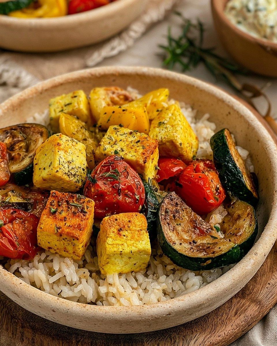 Greek Tofu & Rice Bowls