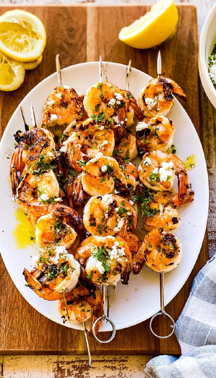 Grilled Shrimp Skewers | Easy Summer BBQ Seafood Appetizer