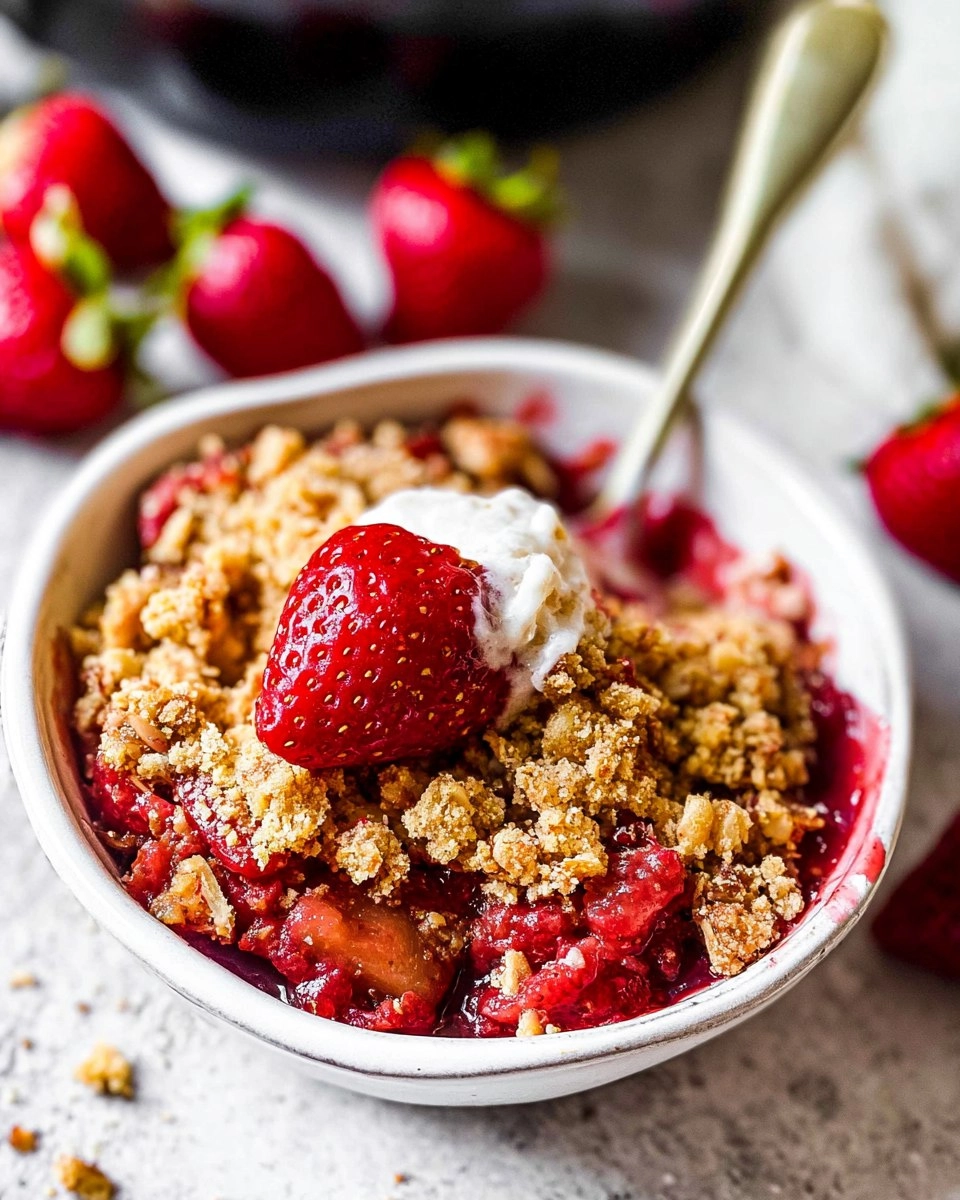 Healthy-Strawberry-Crisp-Gluten-Free-Easy-Almond-Flour-Crumble-Recipe