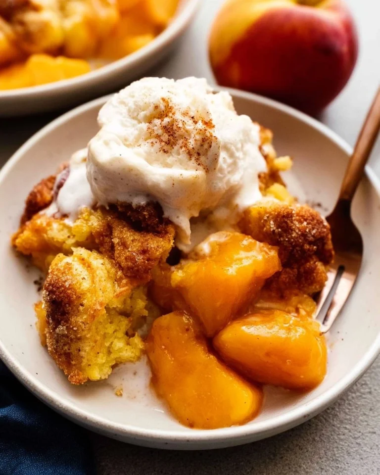 Peach-Cobbler-Old-Fashioned-Summer-Fruit-Dessert-Recipe