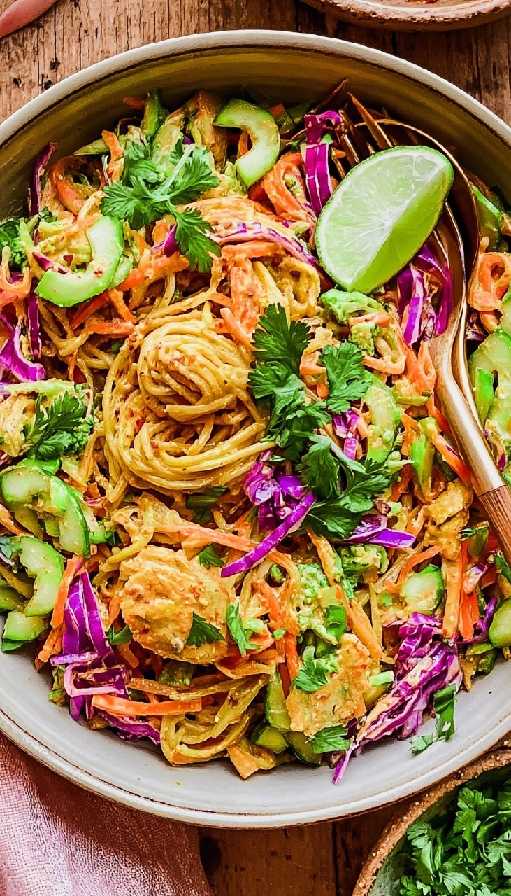 Spring Roll Noodle Salad (Great for Meal Prep!)