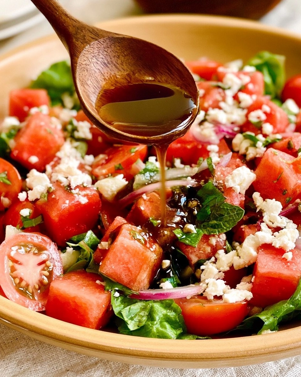 Watermelon Feta Salad | Fresh Summer Picnic Side