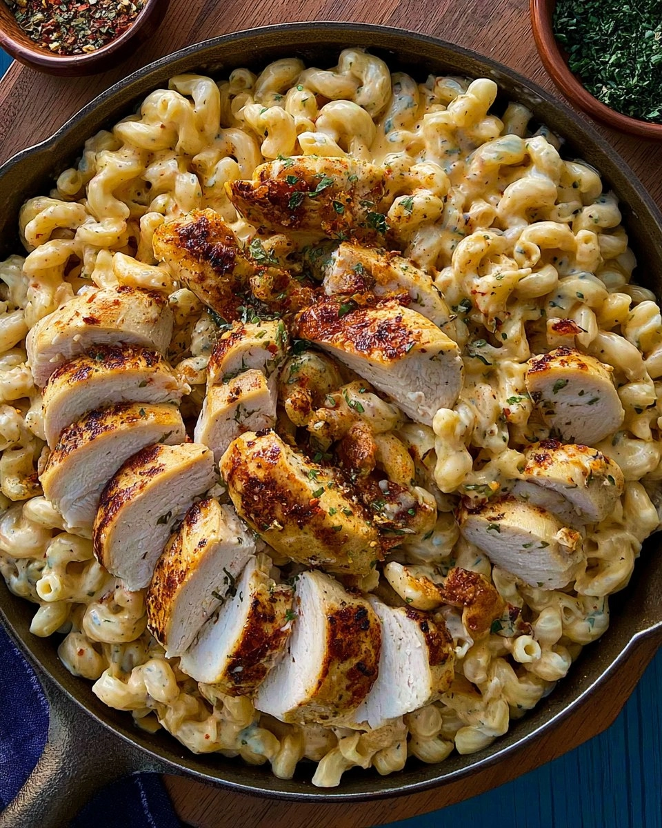 White Cheddar Ranch Chicken Pasta
