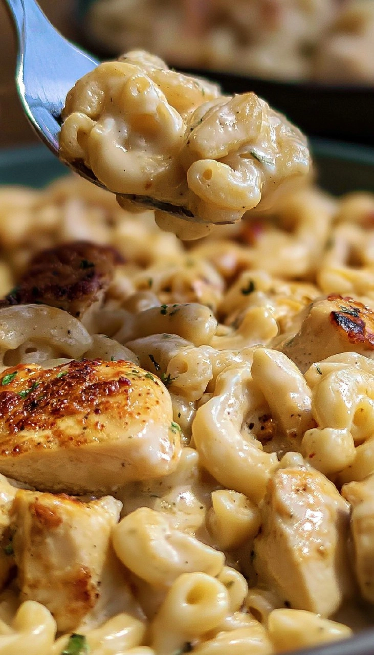 White Cheddar Ranch Chicken Pasta